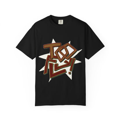 Geometric Lettering Unisex Garment-Dyed T-shirt - snazzymerch