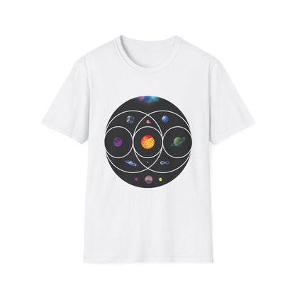 Unisex Softstyle T-Shirt Inspired by Coldplay’s Illustration Concept Printify
