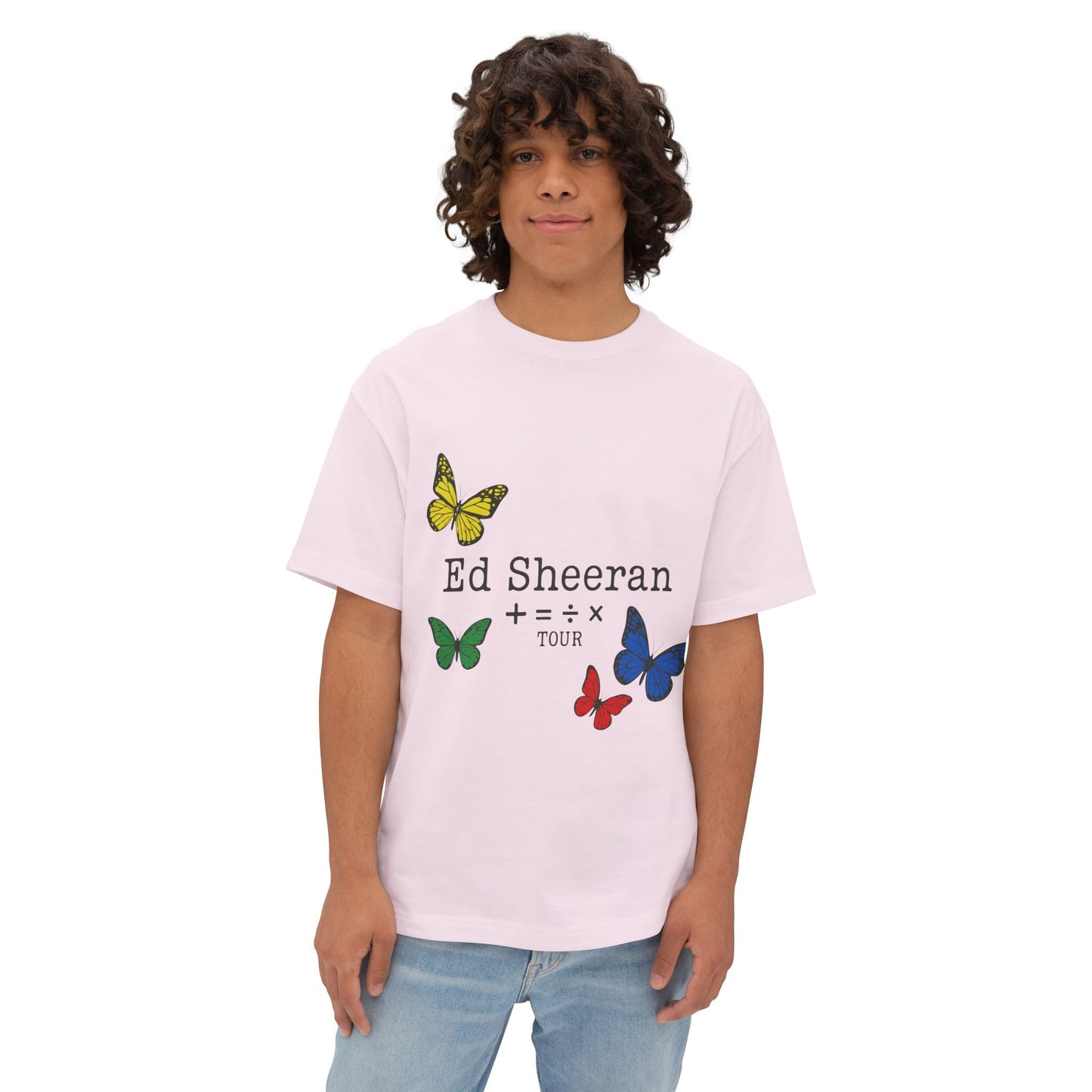 Ed Sheeran Butterfly Boxy Tee | Oversized Fit