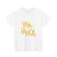 Golden Brush Script Unisex Cotton Tee Printify