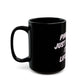 Lifestyle in Pink Black Mug (11oz, 15oz) - snazzymerch