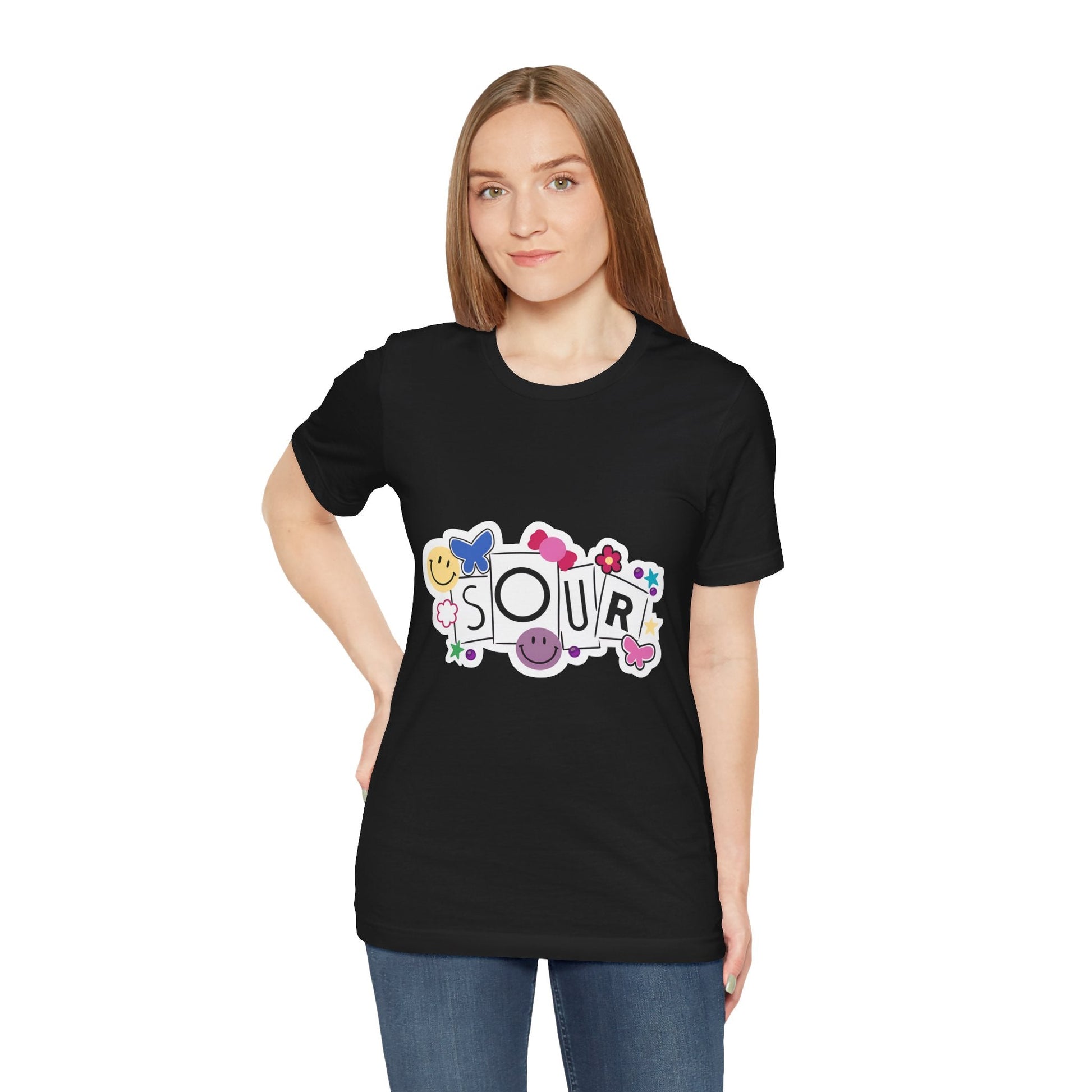 Olivia Rodrigo Unisex Jersey Short Sleeve Tee - Sour Printify