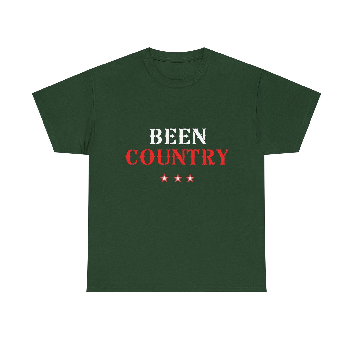Red Country Western Star Unisex Heavy Cotton Tee - snazzymerch