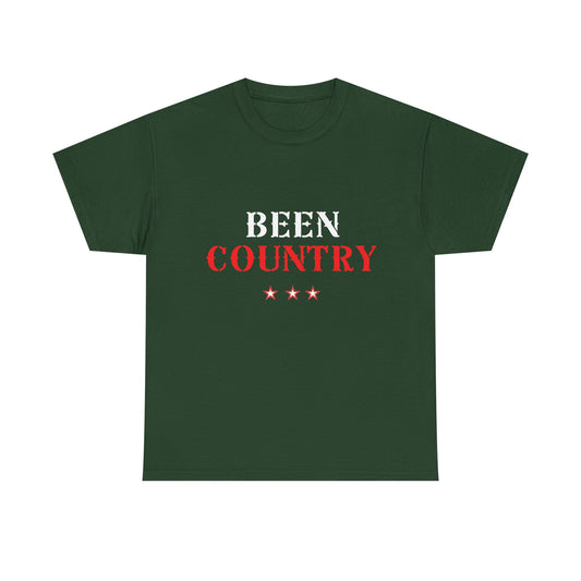Red Country Western Star Unisex Heavy Cotton Tee - snazzymerch