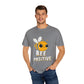 Dyed T-shirt – Snazzy Bee positive Edition Printify