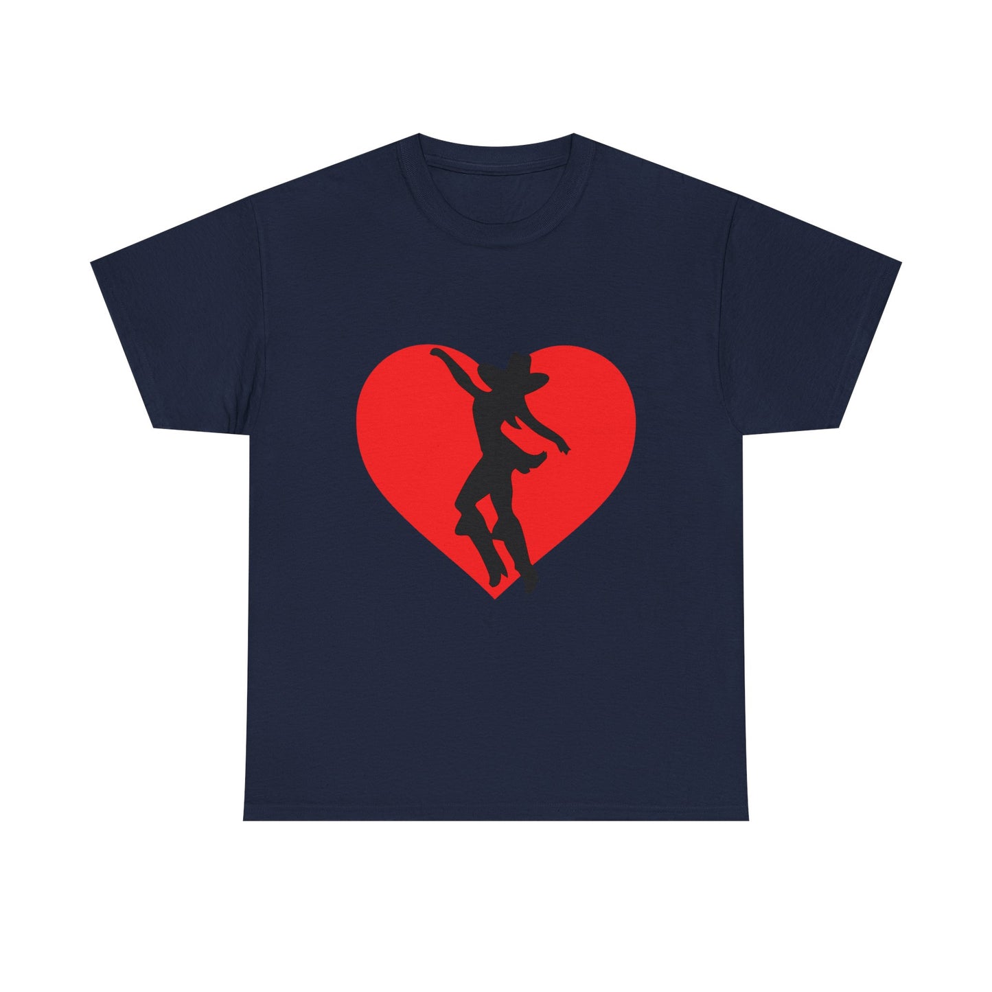 Heart & Cowgirl Unisex Heavy Cotton Tee - snazzymerch