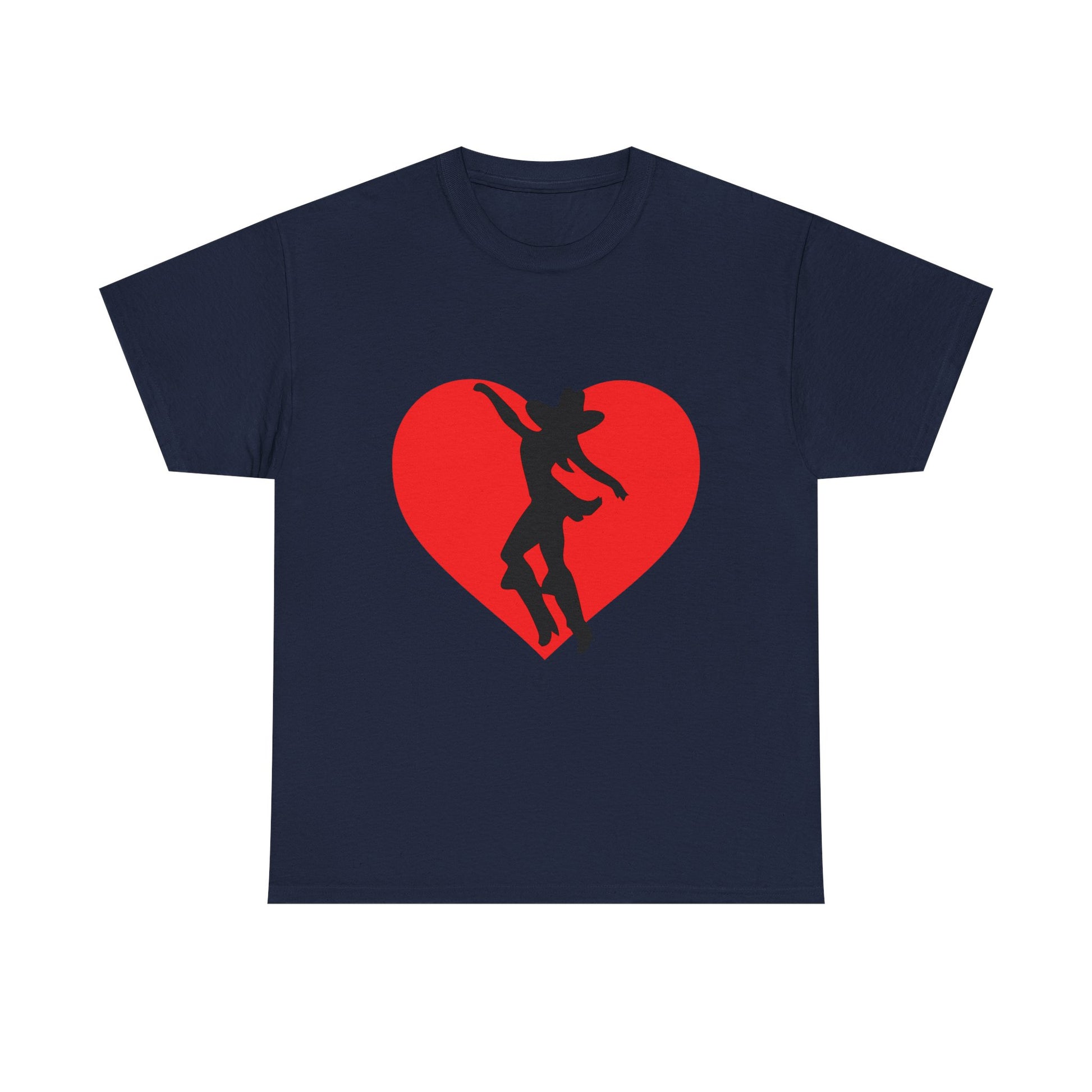 Heart & Cowgirl Unisex Heavy Cotton Tee - snazzymerch