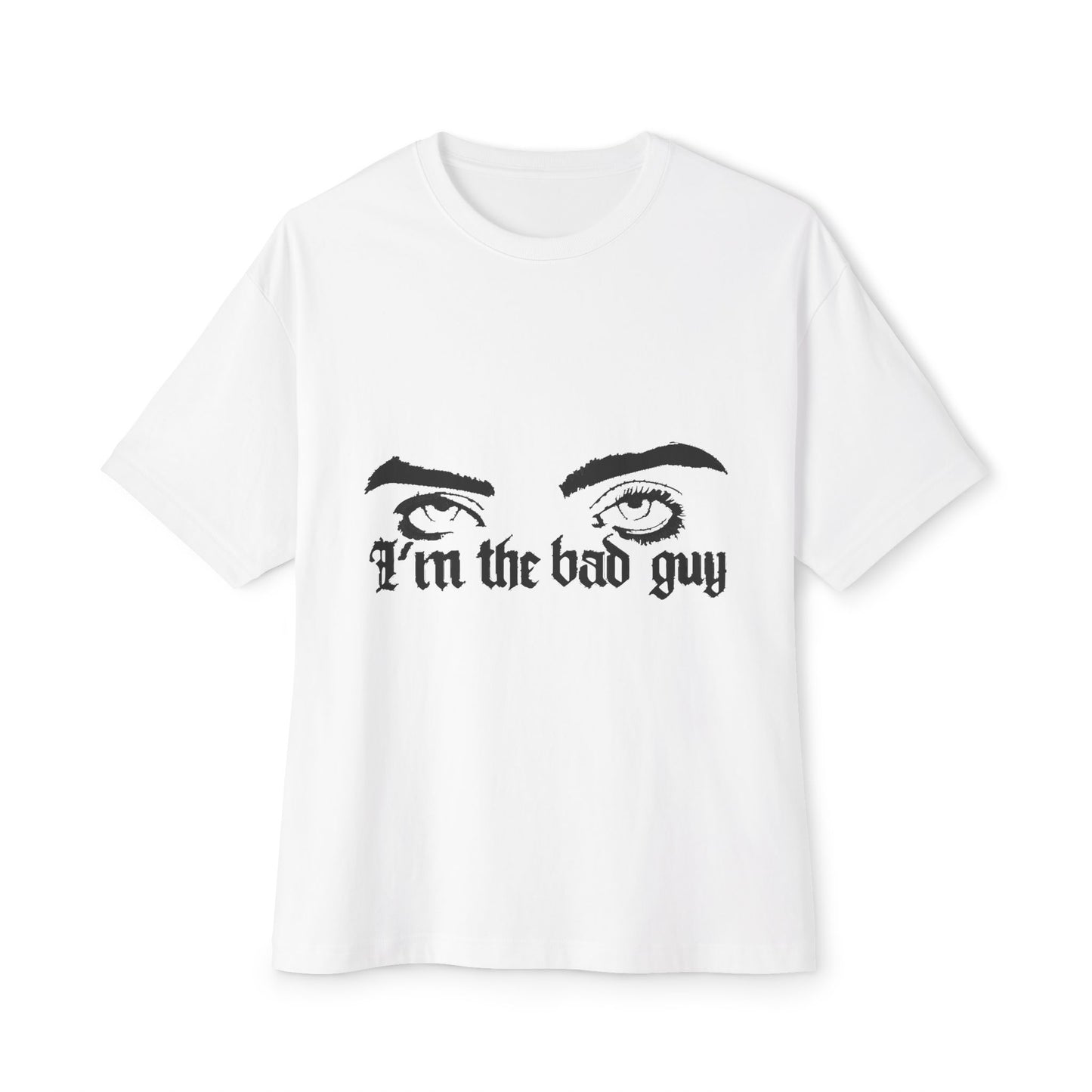 Billie Eilish Inspired Oversized T-Shirt – Eyes & Shadows Gothic Edition Printify