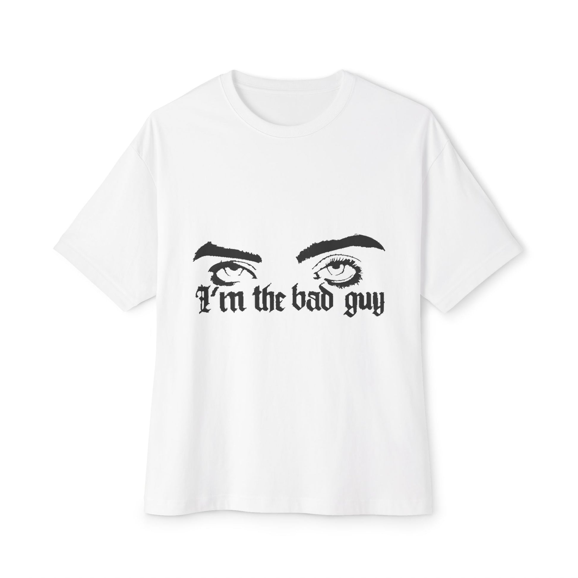 Billie Eilish Inspired Oversized T-Shirt – Eyes & Shadows Gothic Edition Printify