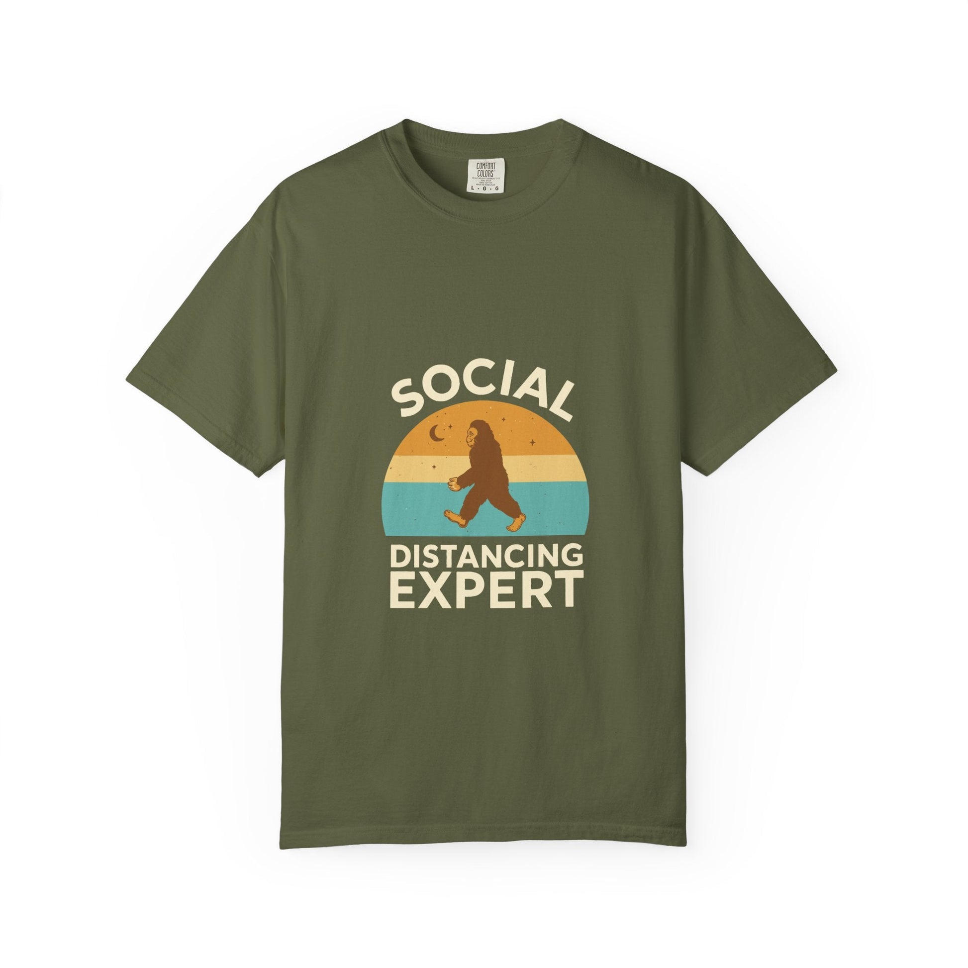 Dyed T-shirt – Snazzy Social Distance Edition Printify