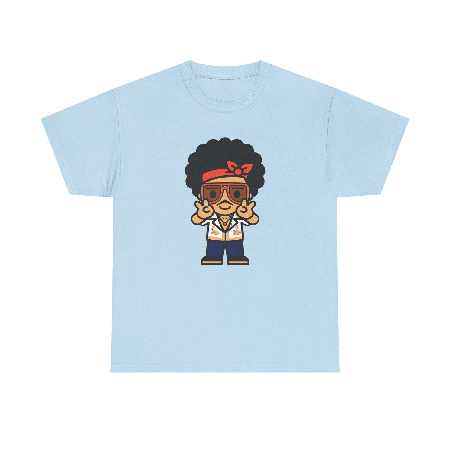 Afro Disco Mood Unisex Heavy cotton Tee Printify