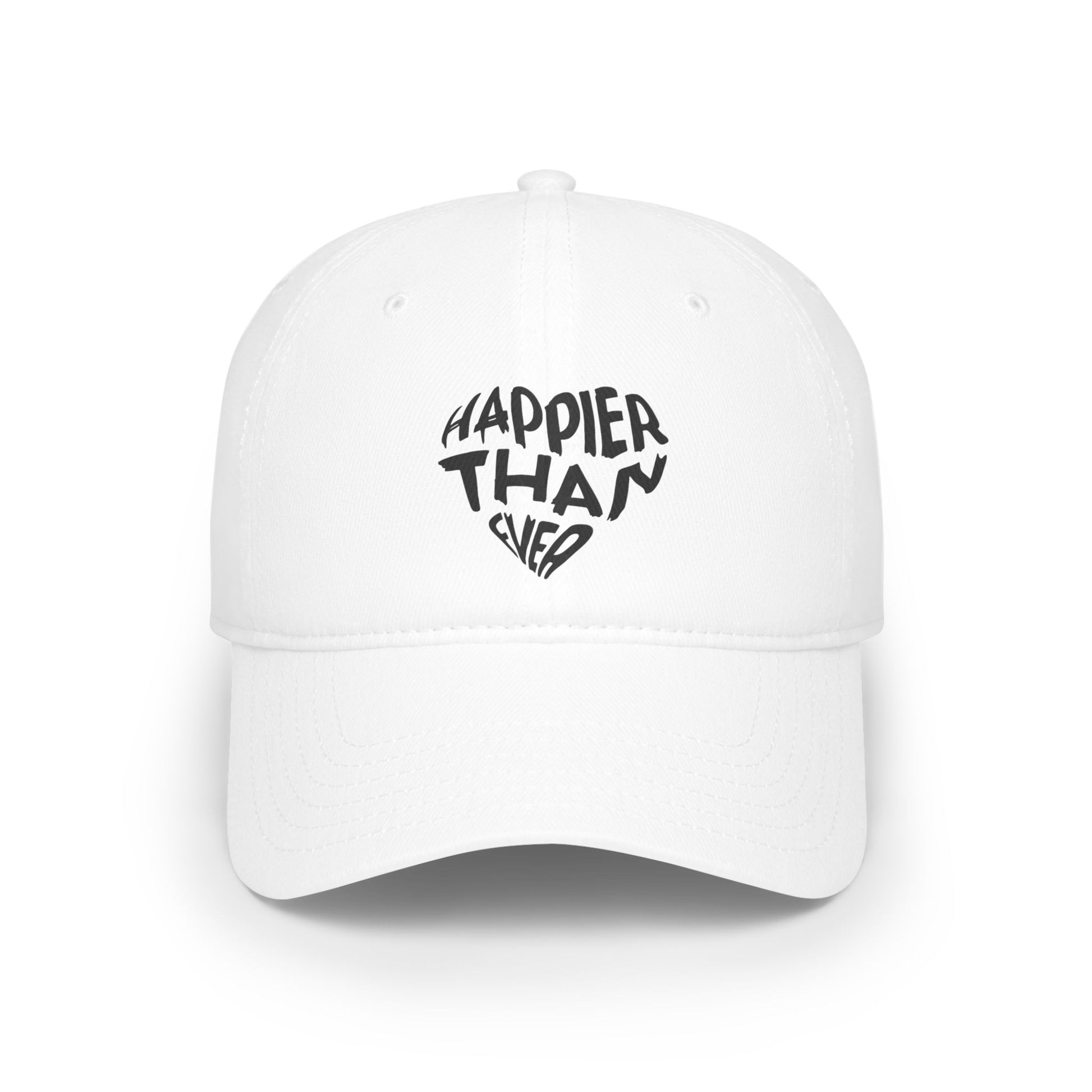 Billie Eilish Inspired Baseball Cap – Happier Heart Lettering Edition Printify