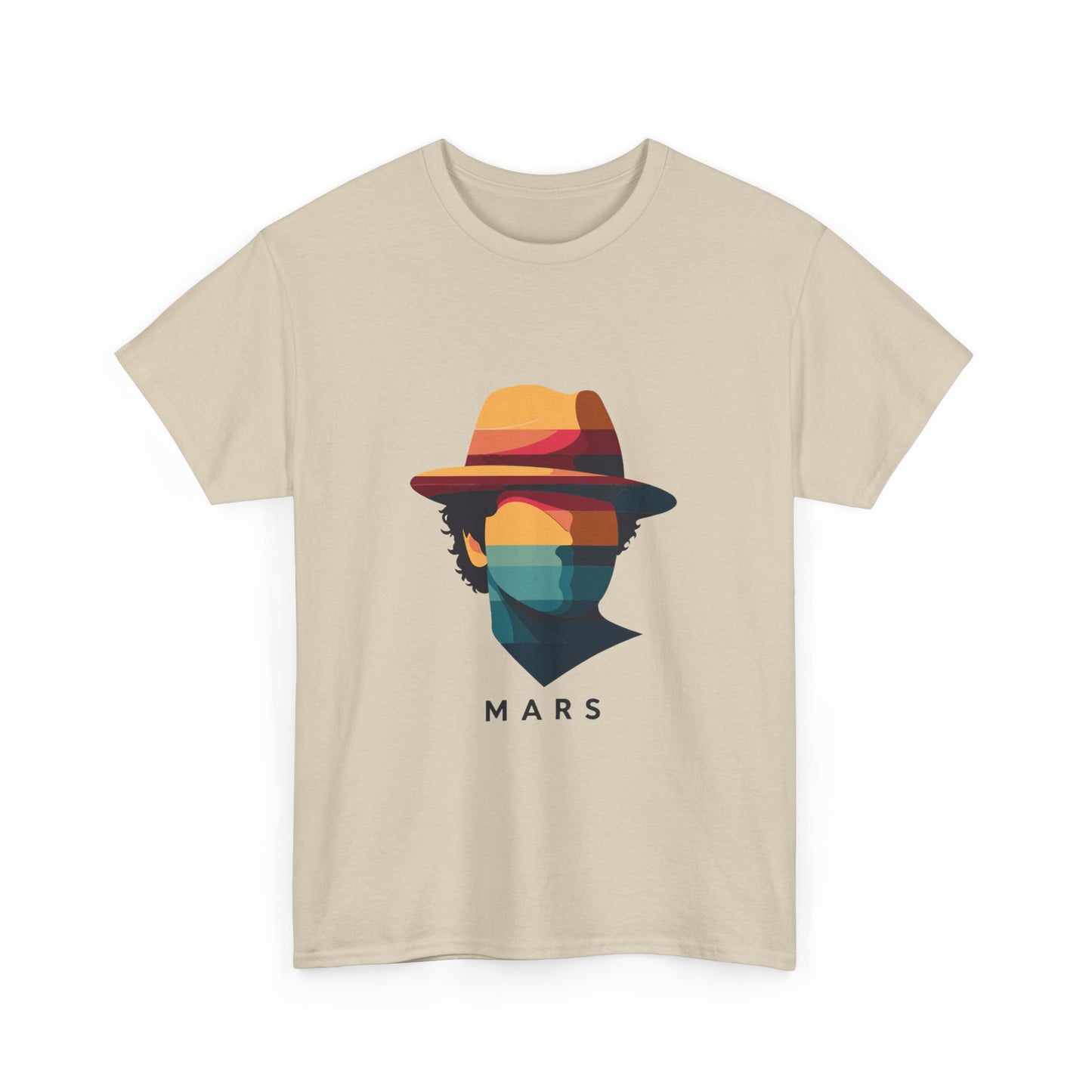 Funk Shadow Portrait Unisex Heavy cotton Tee Printify