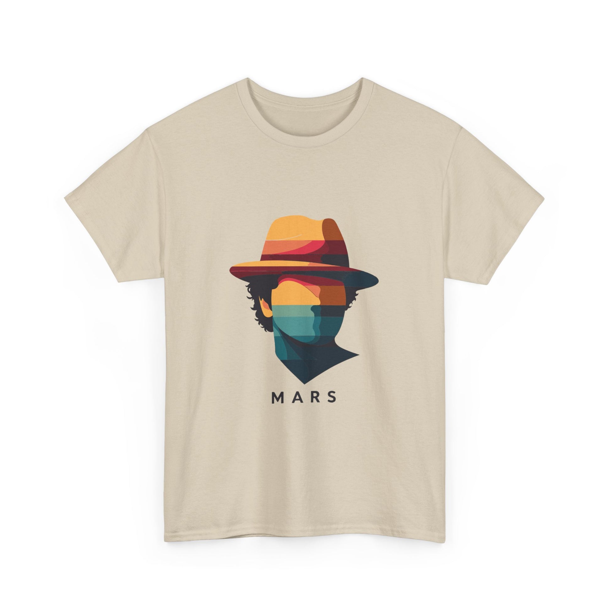 Funk Shadow Portrait Unisex Heavy cotton Tee Printify