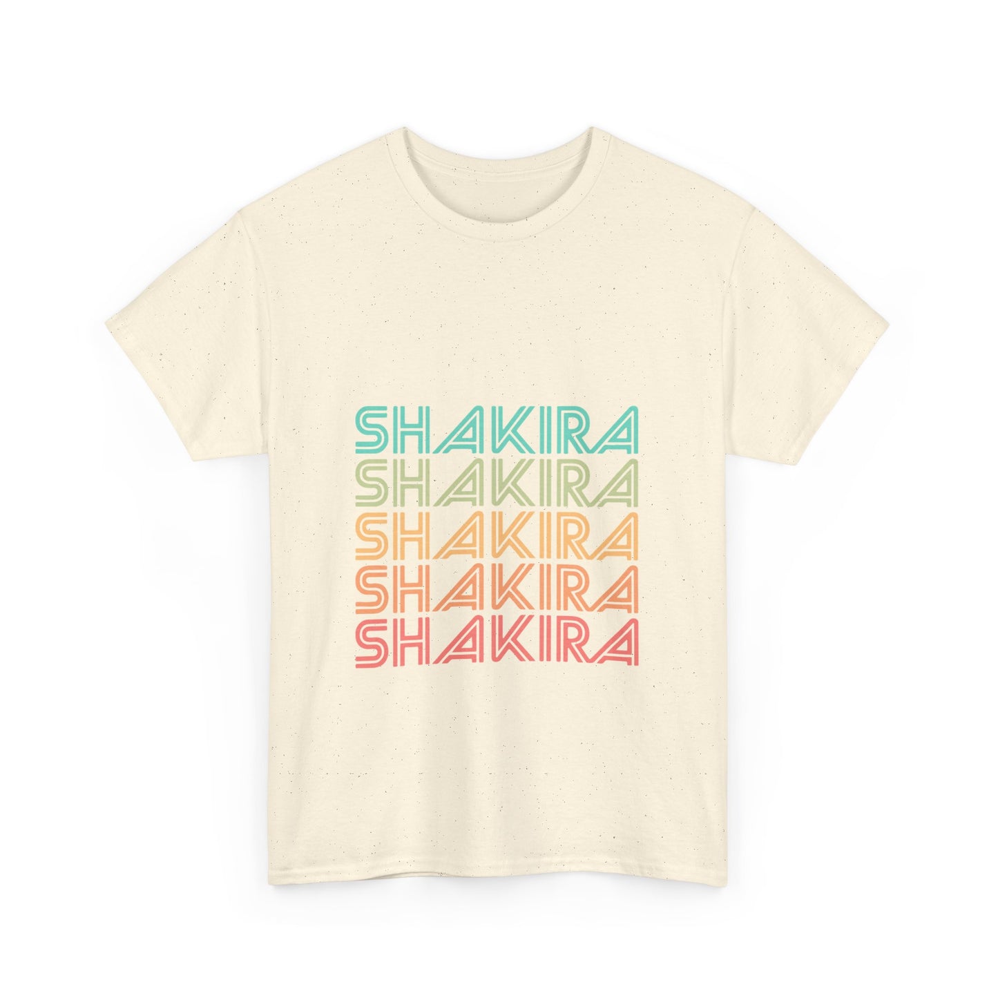 Retro Pop Lines Unisex Heavy cotton tee Printify