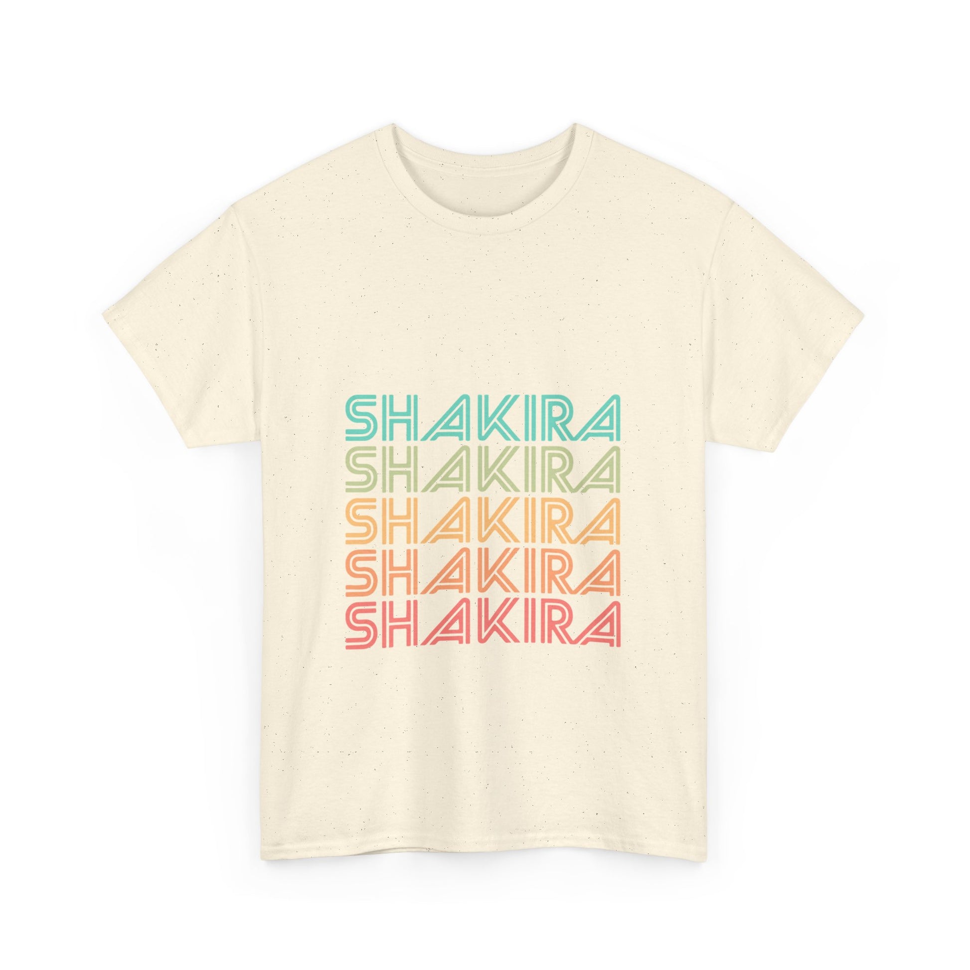 Retro Pop Lines Unisex Heavy cotton tee Printify