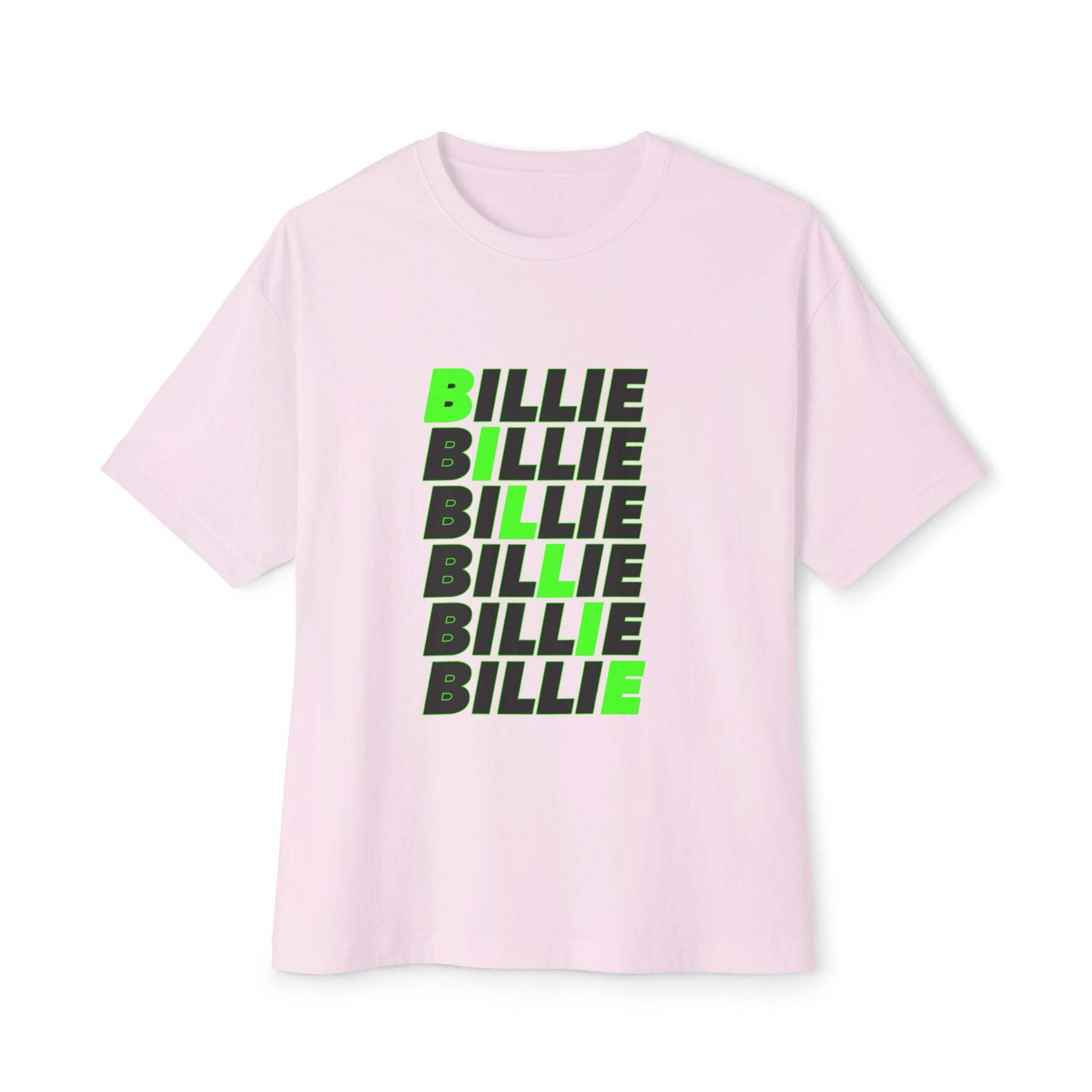 Billie Eilish Inspired Oversized T-Shirt – Minimal Block Statement Edition Printify