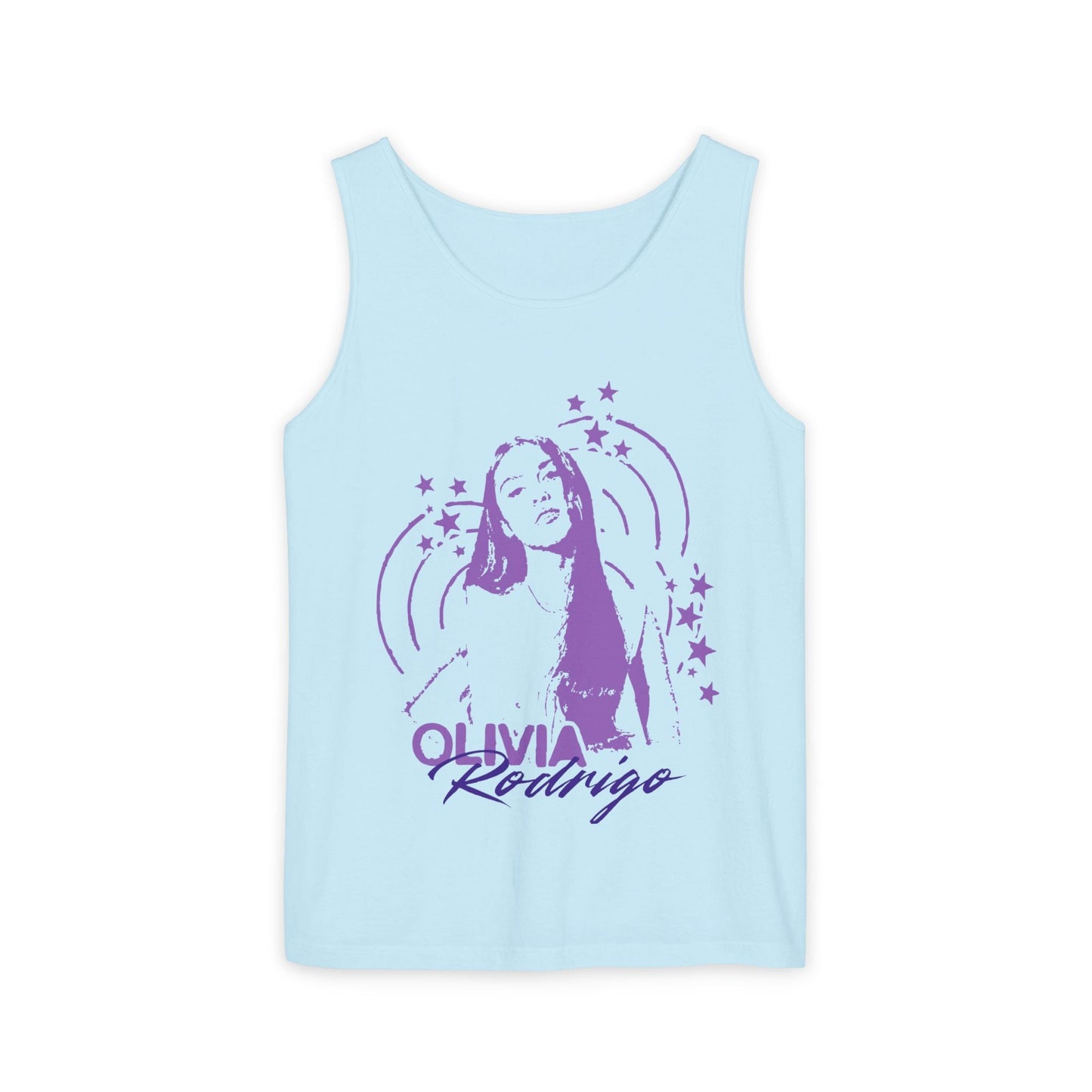 Olivia Rodrigo Star Portrait-Dyed Tank Top Printify