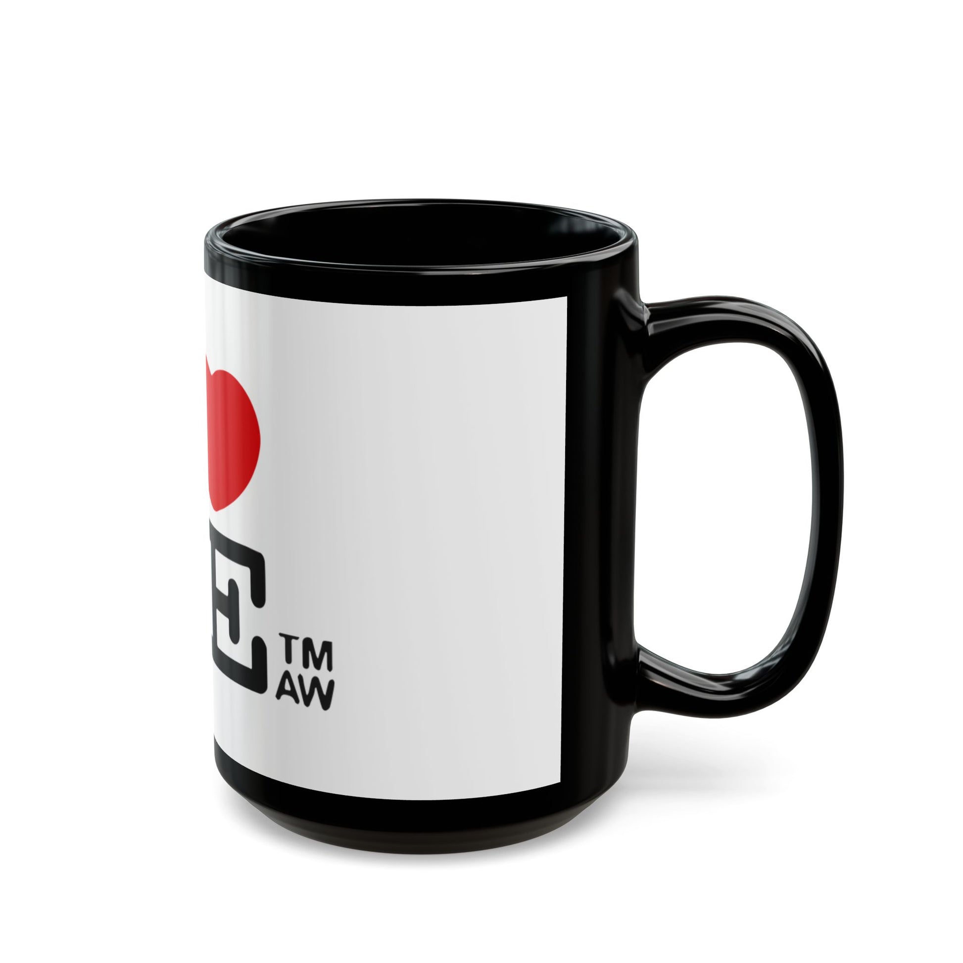 Clean Block Black Mug (11oz, 15oz) - snazzymerch