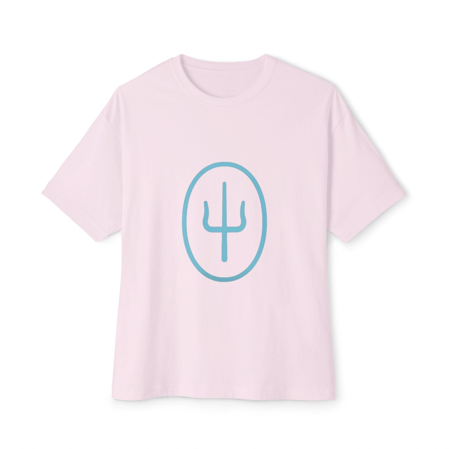 Split Mark Unisex Oversized Boxy Tee - snazzymerch