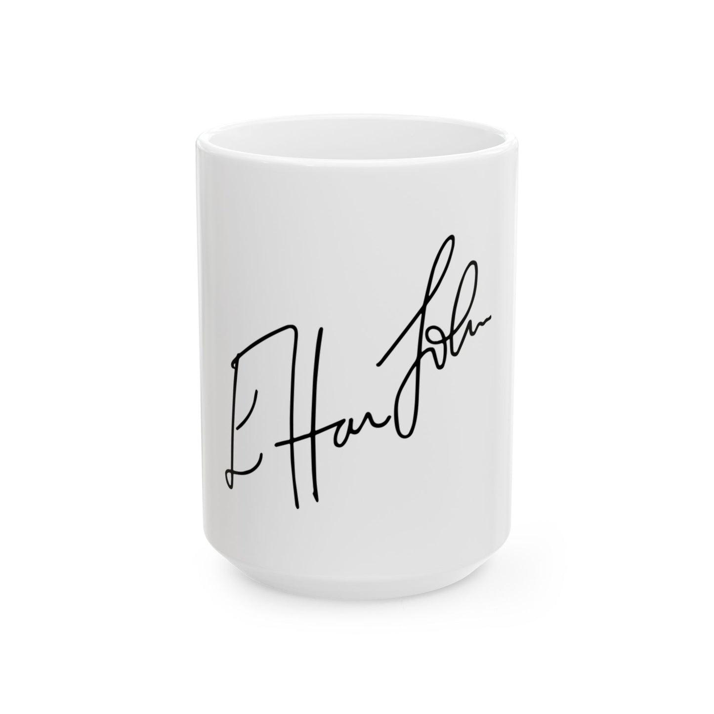 Rainbow Hat Illustration Ceramic Mug, (11oz, 15oz) - snazzymerch