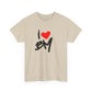 Sketch Love Groove Unisex Heavy cotton Tee Printify