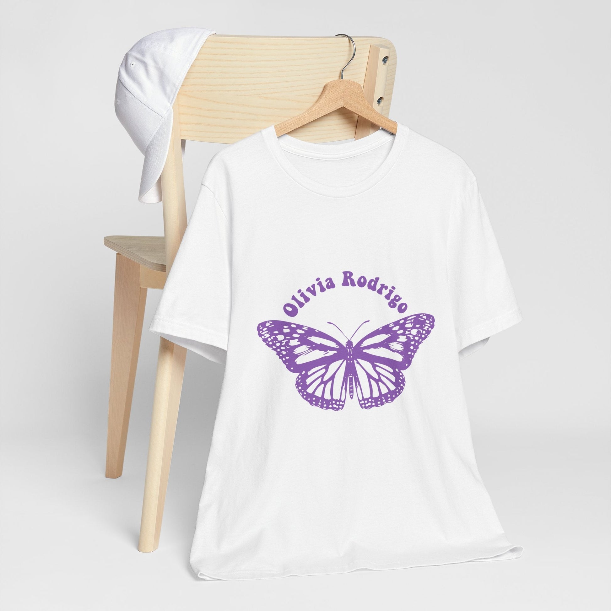 Olivia Rodrigo Unisex Jersey Short Sleeve Tee - With Butterfly Printify