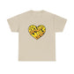 Loud Love Retro Heart Unisex Heavy cotton Tee Printify