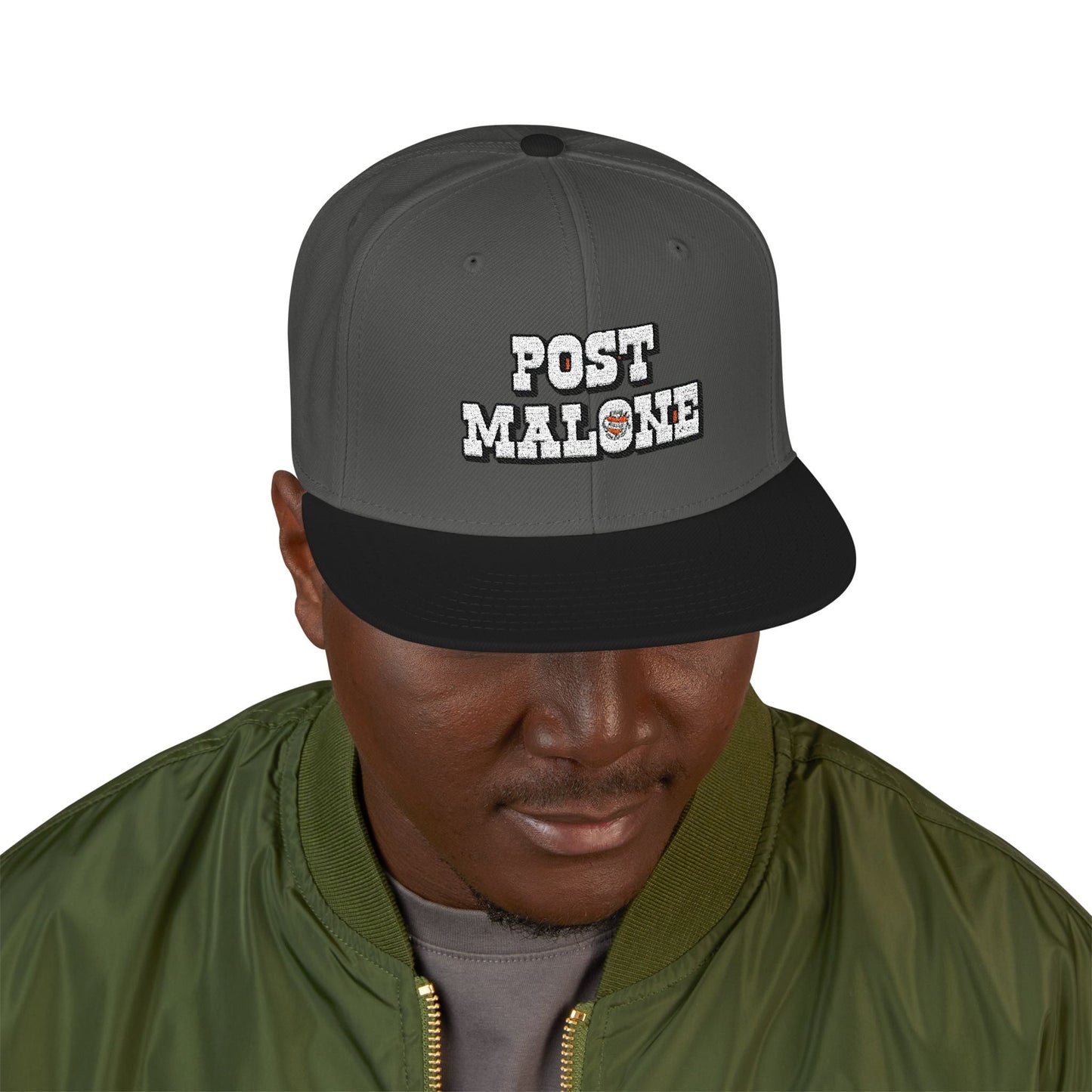 Snapback (Embroidery) – Post Melone Bold Design Printify