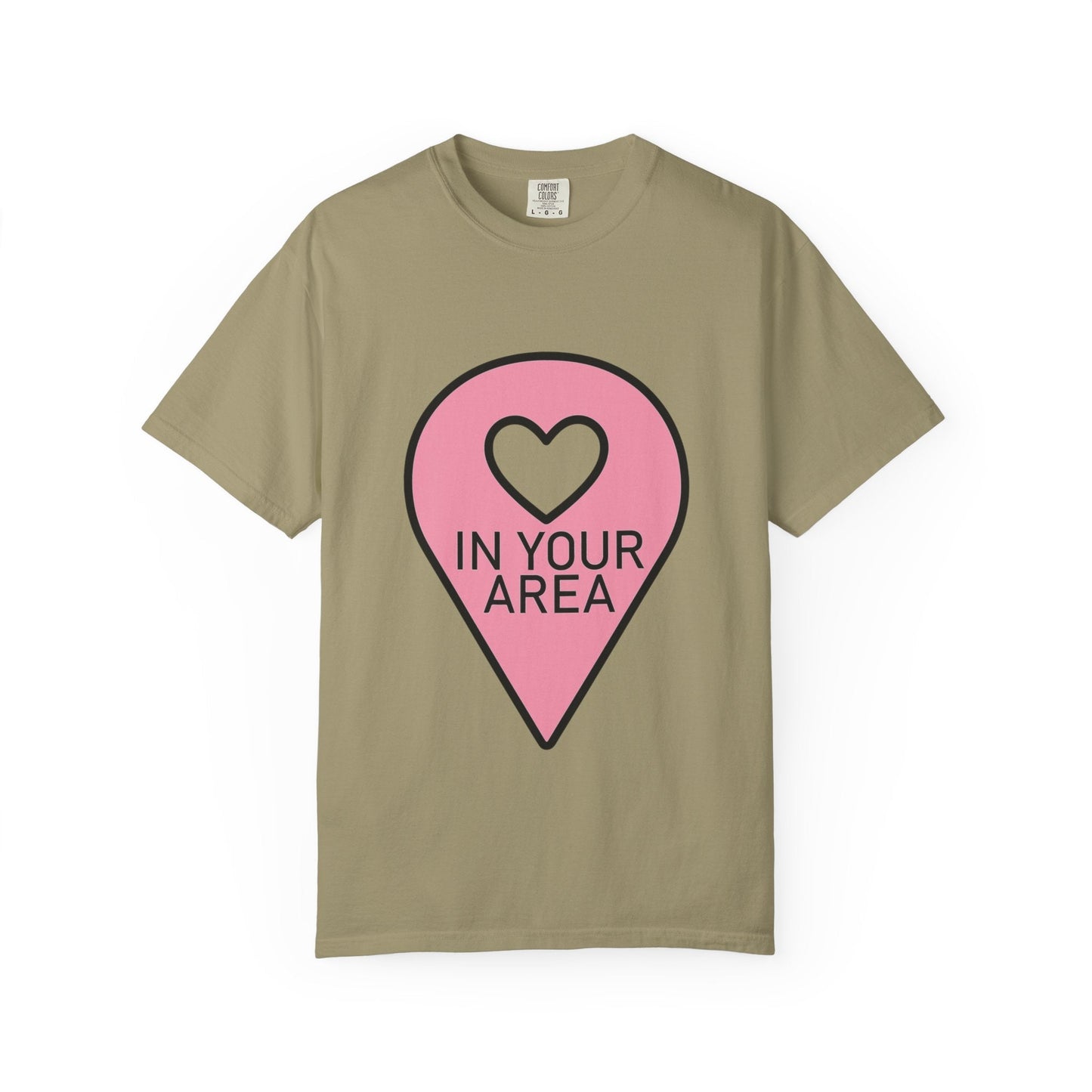In Your Area Pin Marker – Dyed T-shirt Printify