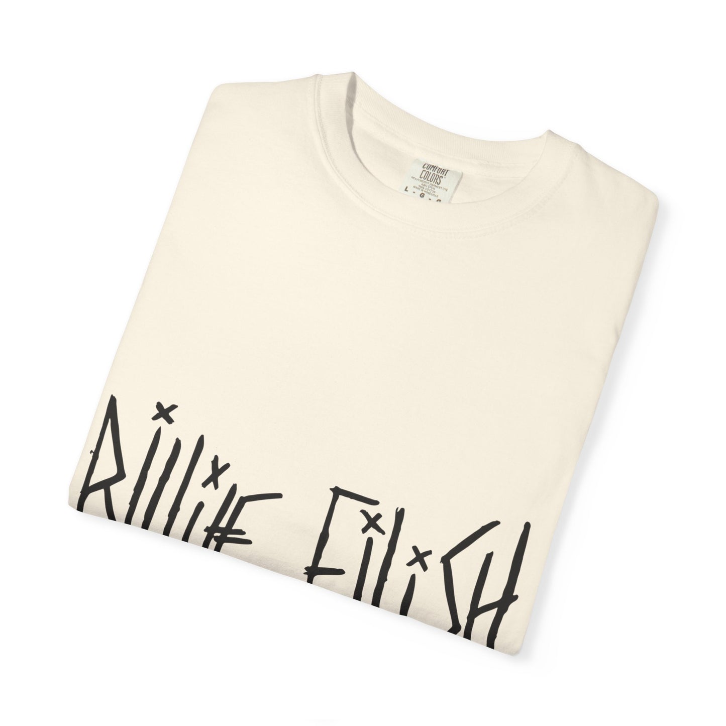 Billie Eilish Inspired Dyed T-shirt – Twisted Ink Font Edition Printify