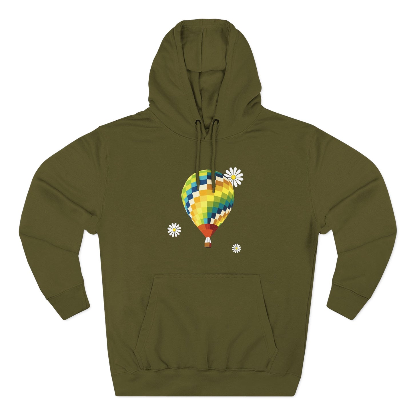 Dream Balloon GraphicThree-Panel Fleece Hoodie - snazzymerch