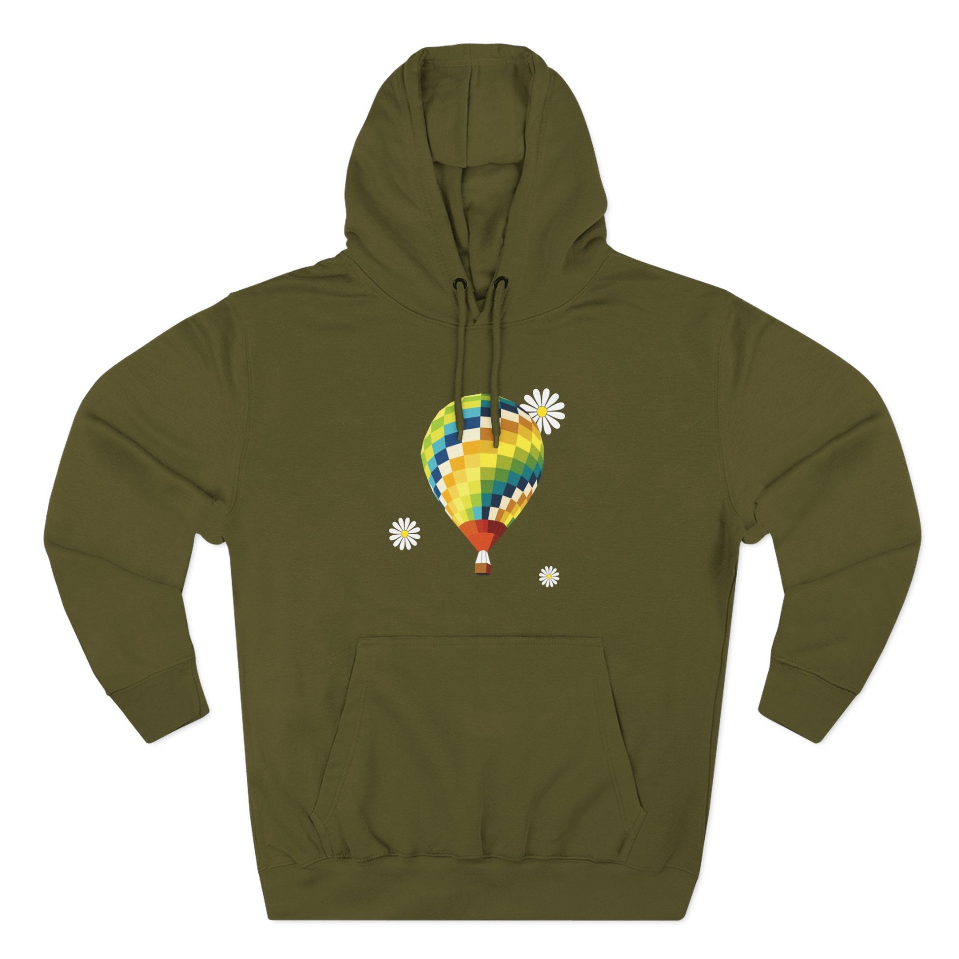 Dream Balloon GraphicThree-Panel Fleece Hoodie - snazzymerch
