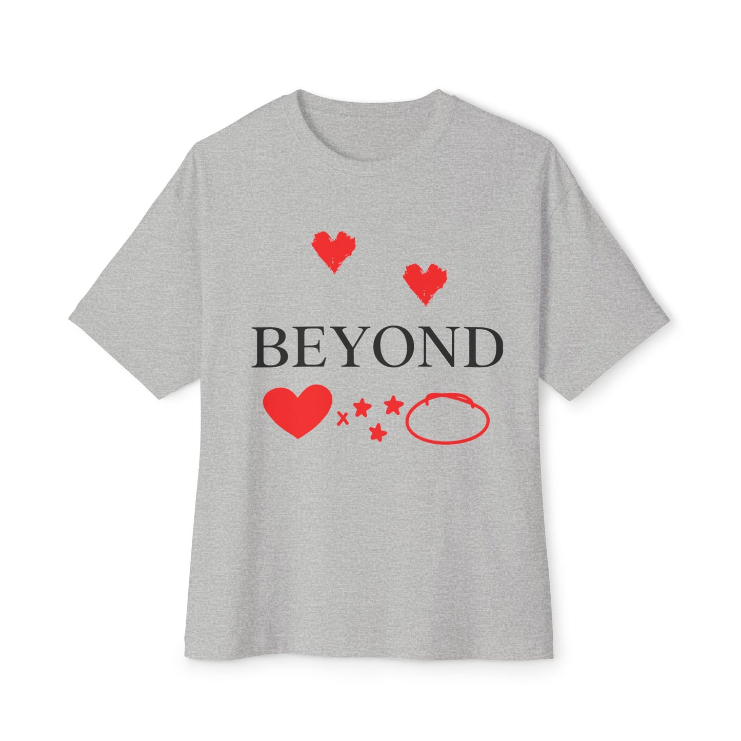 Beyond LoveUnisex Oversized Boxy Tee - snazzymerch