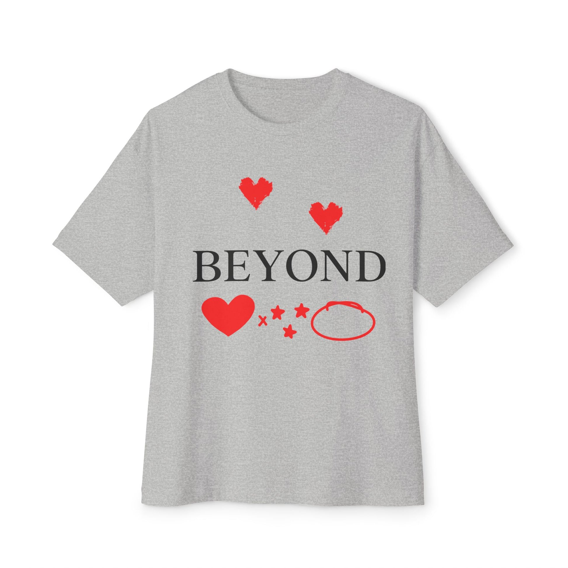 Beyond LoveUnisex Oversized Boxy Tee - snazzymerch
