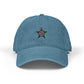 Retro Star Emblem Denim Hat (Embroidery) - snazzymerch
