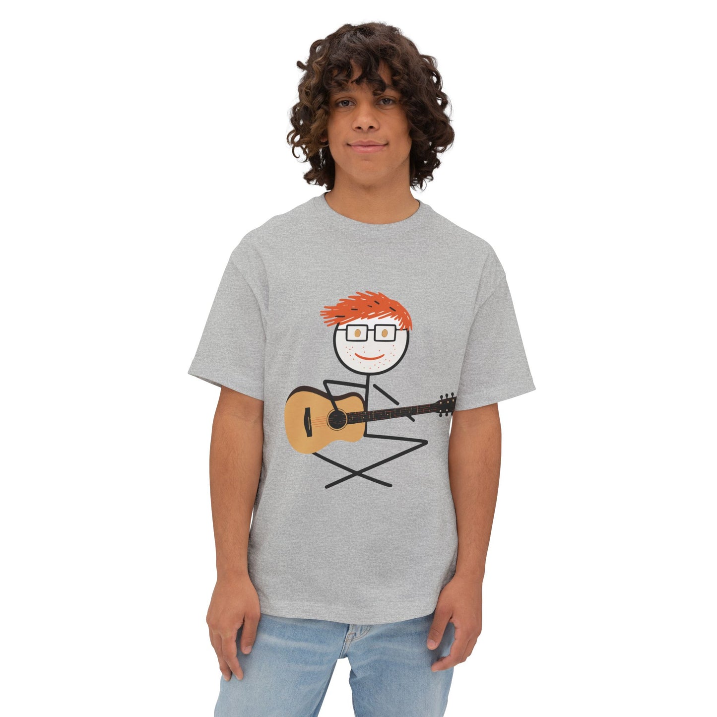 Ed Sheeran Guitar Boxy Tee | Oversized Fit