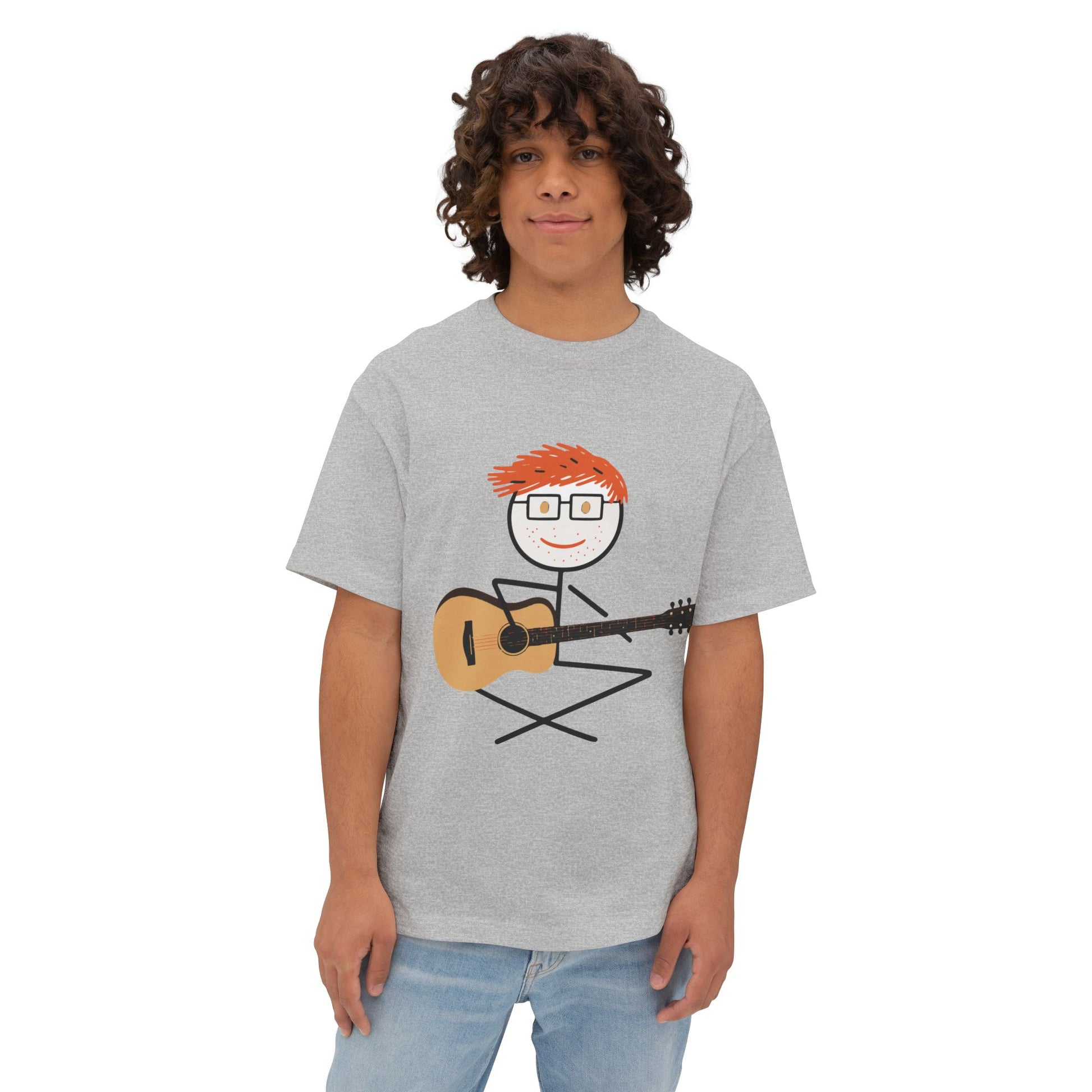 Ed Sheeran Guitar Boxy Tee | Oversized Fit