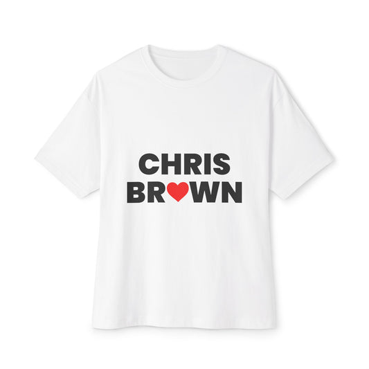 Heart Symbol Unisex oversized Boxy Tee - snazzymerch