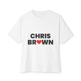 Heart Symbol Unisex oversized Boxy Tee - snazzymerch