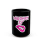 Whisper Lips Black Mug (11oz, 15oz) - snazzymerch