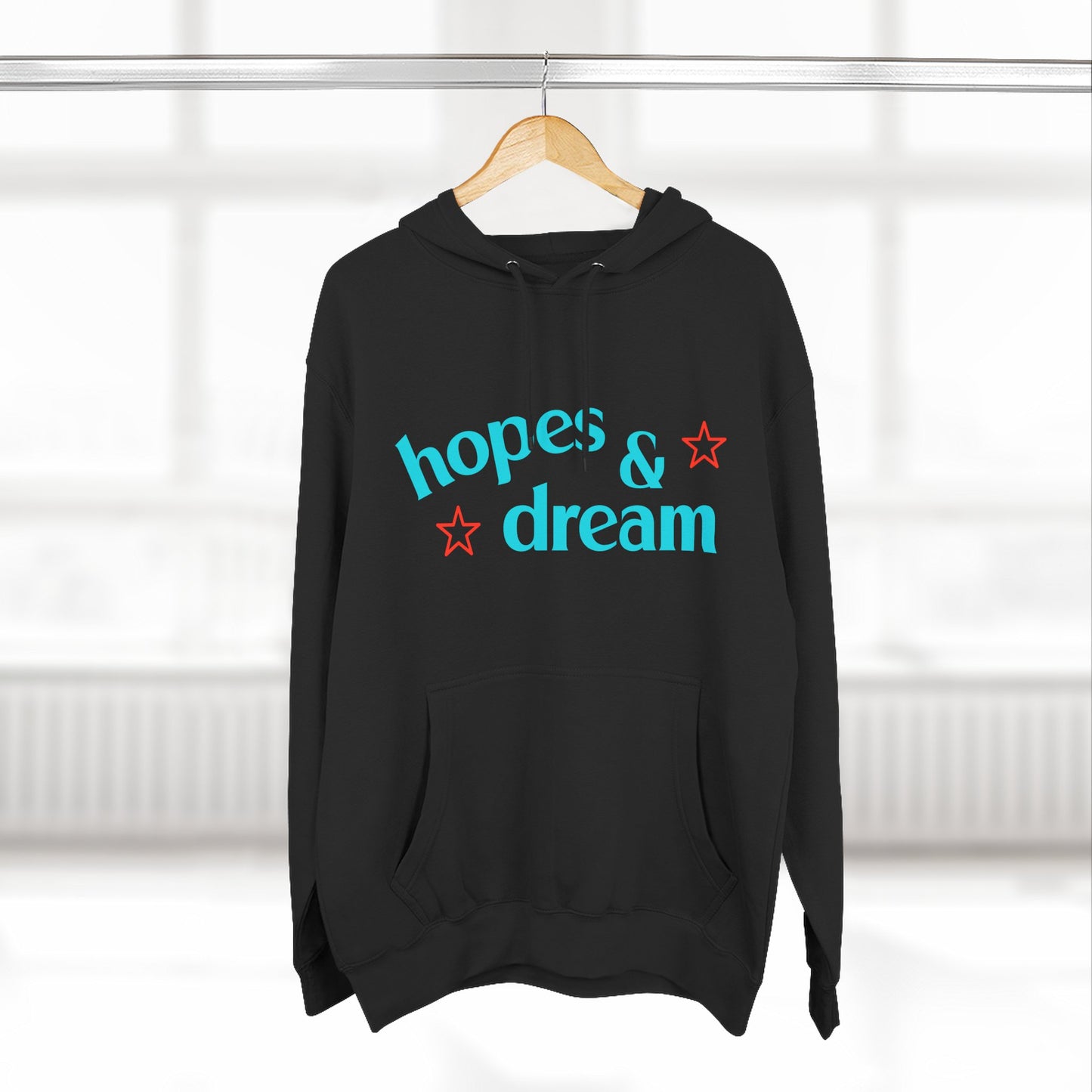 Hopes & Dreams Star Three-Panel Fleece Hoodie - snazzymerch