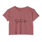Pop Muse Silhouette Women's Festival Crop Top - snazzymerch