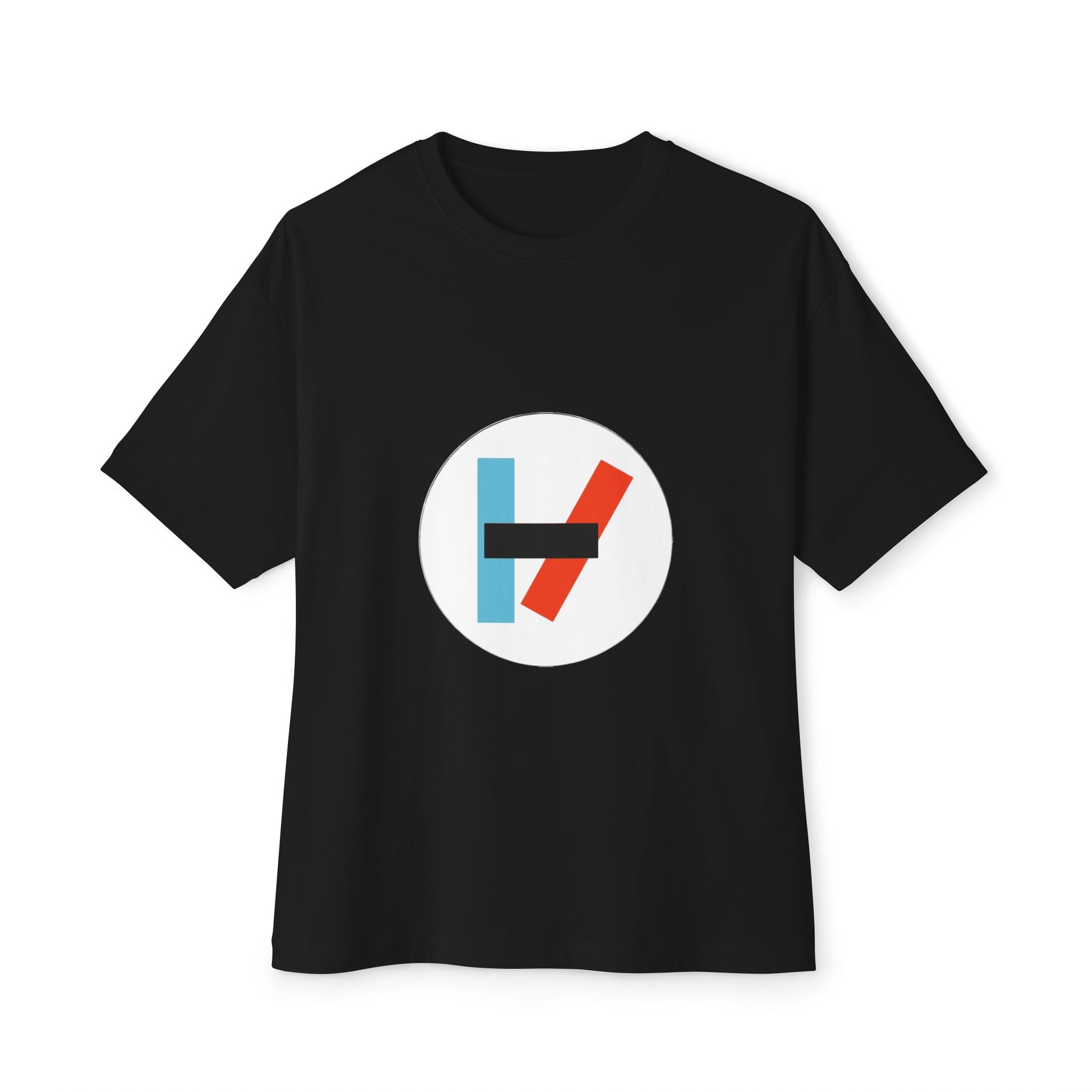 Circle Flame Unisex Oversized Boxy Tee - snazzymerch