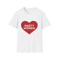 Nasty Women Heart - Unisex Softstyle T-shirt Printify