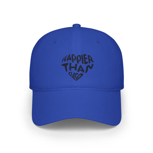 Billie Eilish Inspired Baseball Cap – Happier Heart Lettering Edition Printify