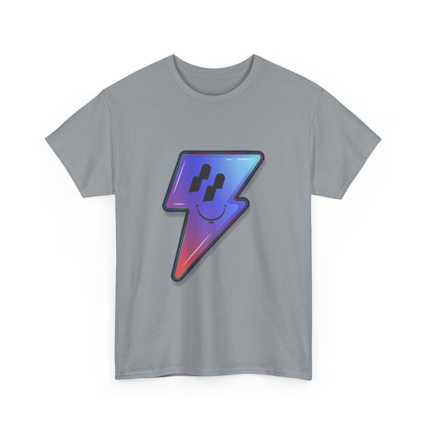 Smiley Charge Pop Unisex Heavy cotton tee Printify