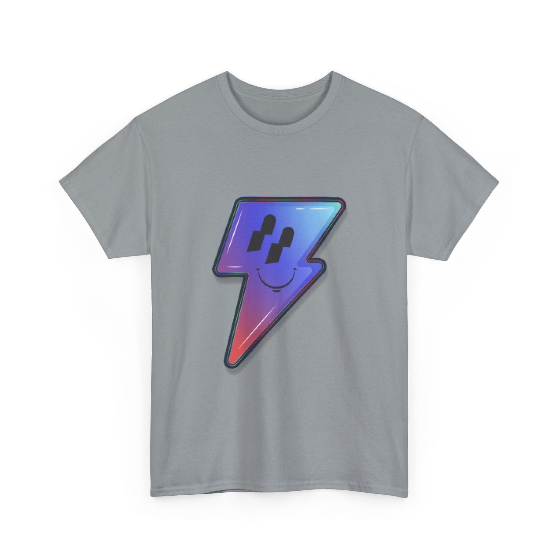 Smiley Charge Pop Unisex Heavy cotton tee Printify