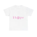 Pink Hope Smile Unisex Heavy Cotton Tee - snazzymerch