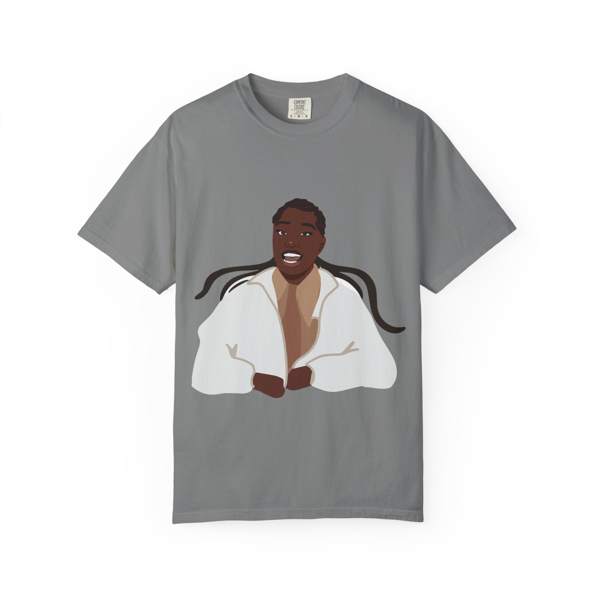 Vector Portrait Unisex Garment-Dyed T-shirt - snazzymerch